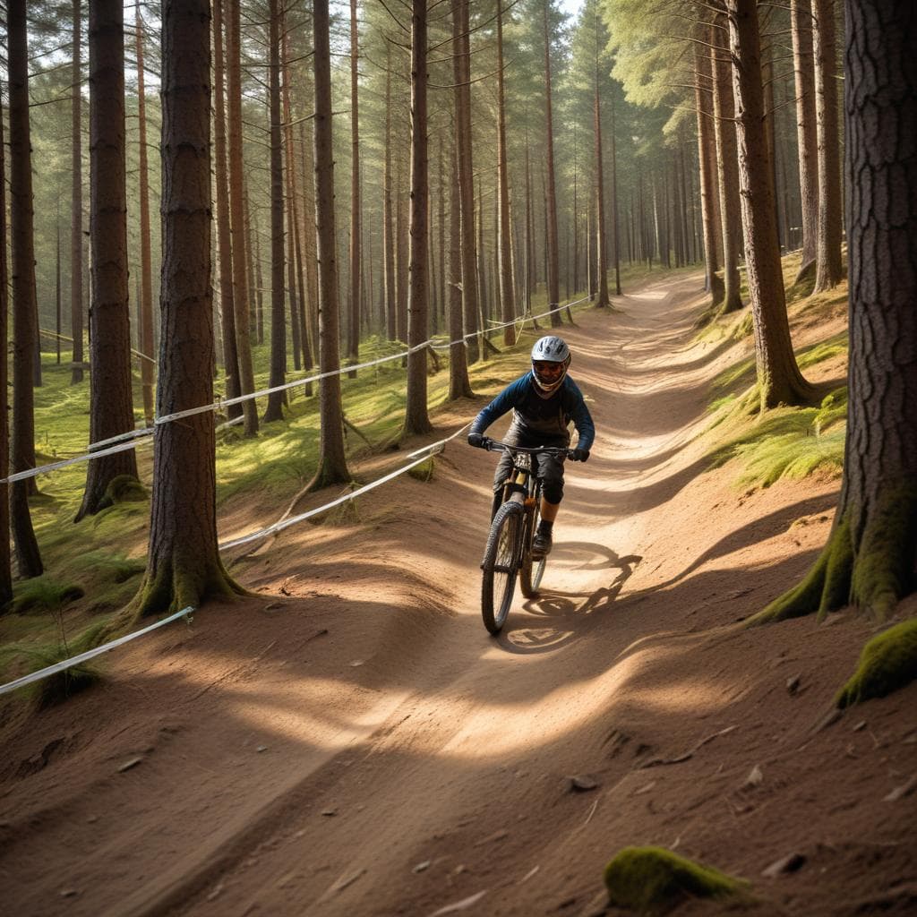 Mountainbike-Trail im Racepark Schulenberg im Harz