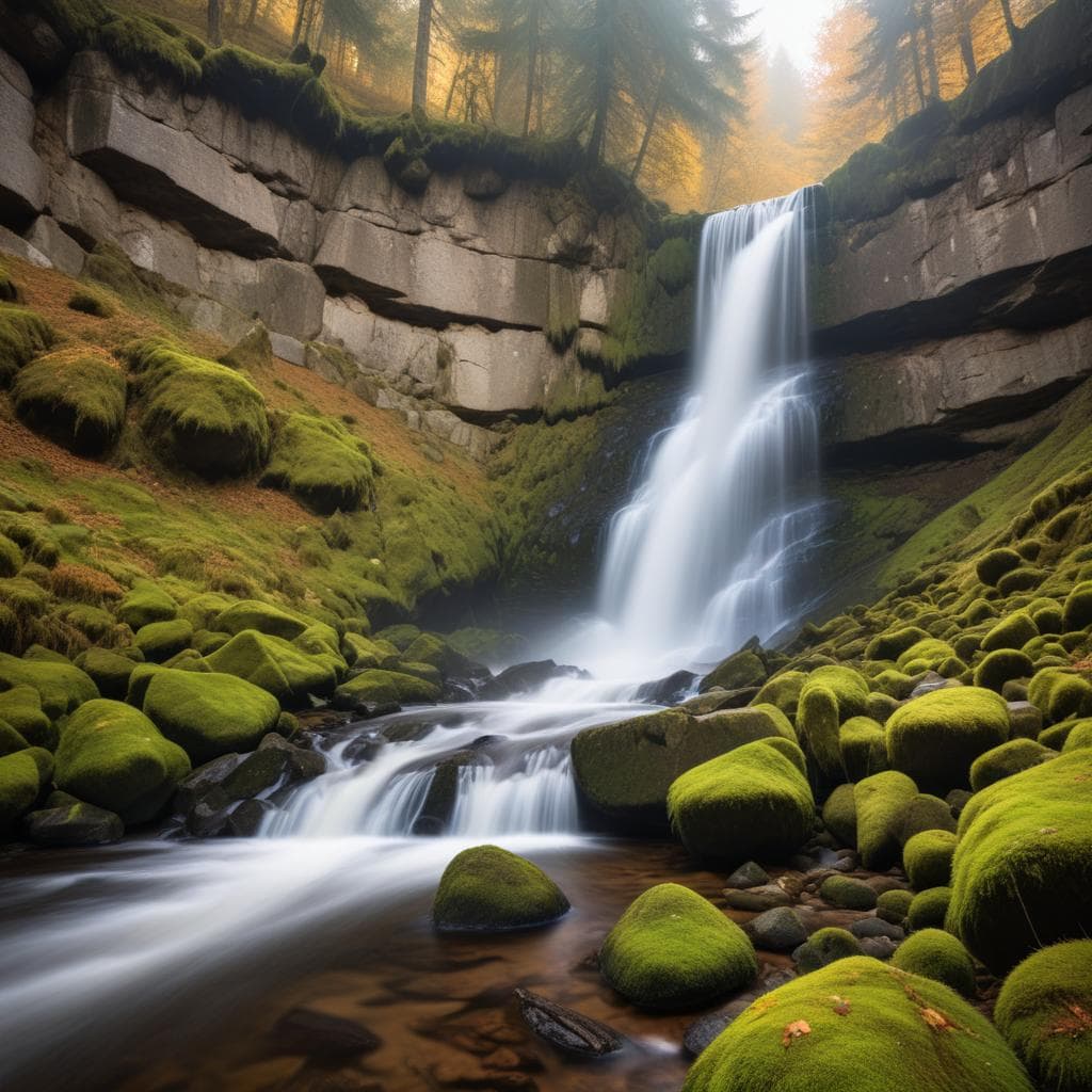 Romkerhaller Wasserfall im Okertal im Harz